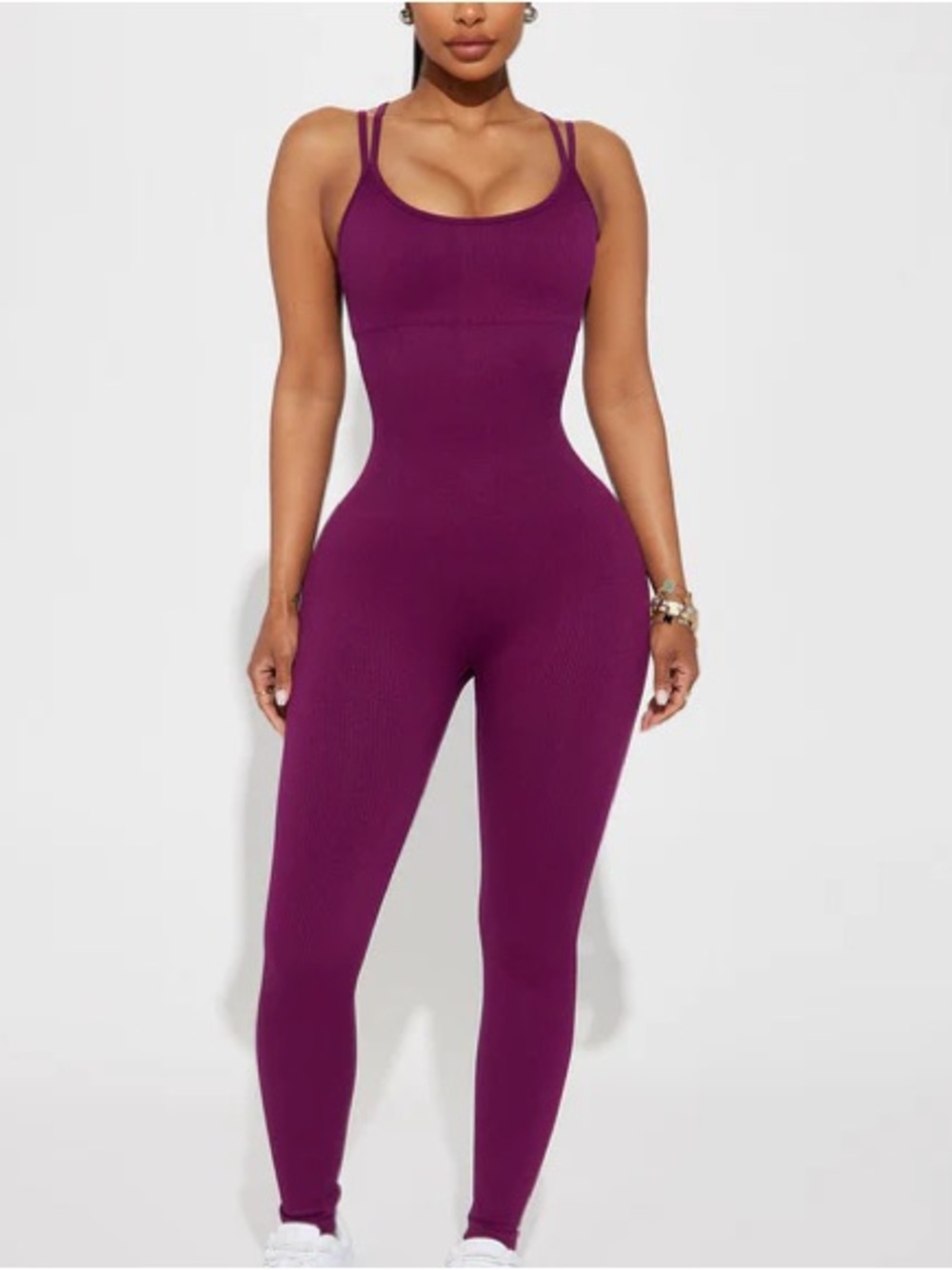 FASHION NOVA “
Effortless Joyce Ribbed Seamless Jumpsuit”